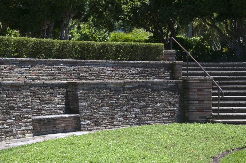 Products For Retaining Wall Installations in use