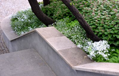 Landscaped Retaining Wall