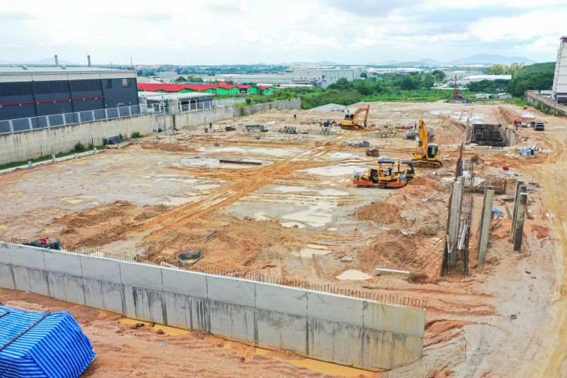 Construction Equipment in Use